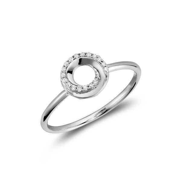 RNB Jewellery Wirl Diamond Ring 02-0410WRL