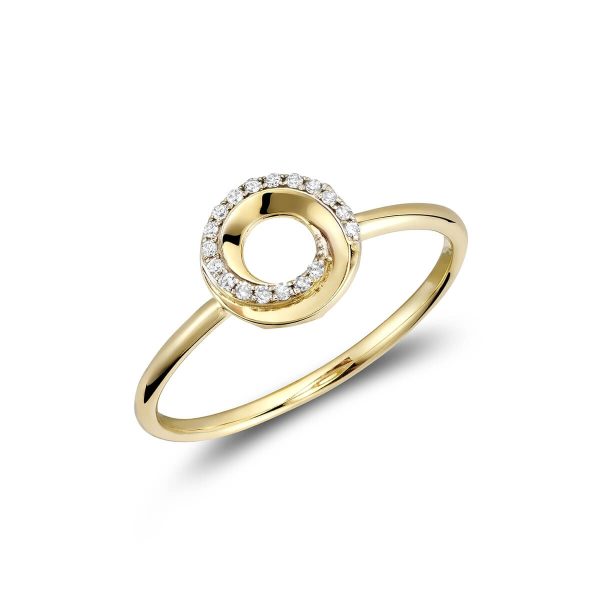RNB Jewellery Wirl Diamond Ring 02-0410WRLY