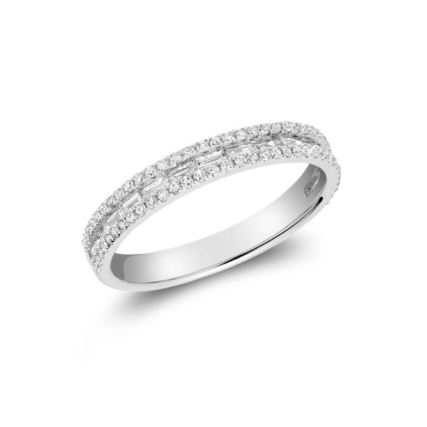 RNB Jewellery Semi Baguette Diamond Eternity Ring 02-04SB20
