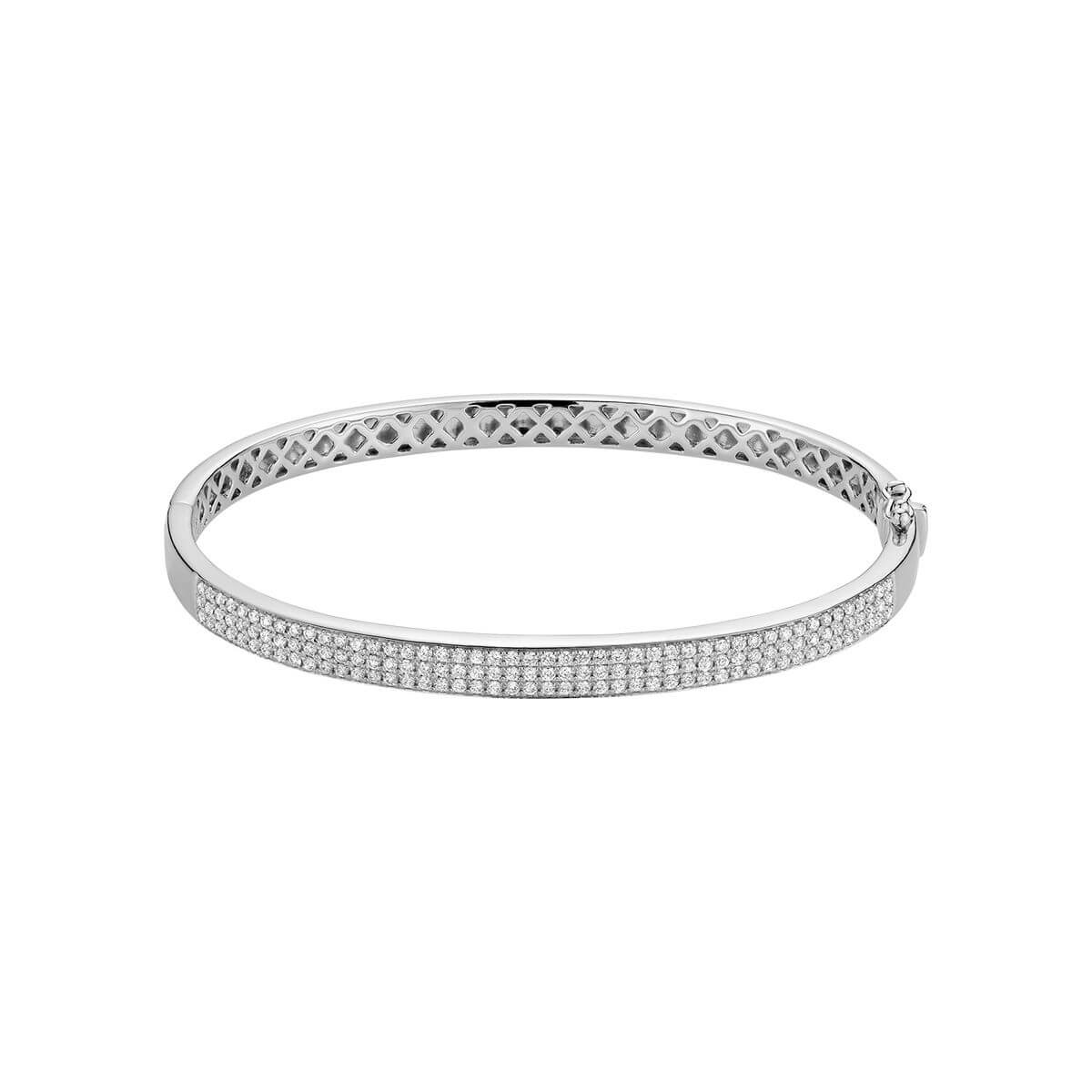 RNB Jewellery Micro Pave Bangle Bracelet 05-04MPV100