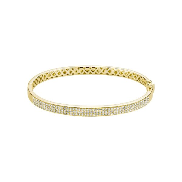 RNB Jewellery Micro Pave Bangle Bracelet 05-04MPV100Y