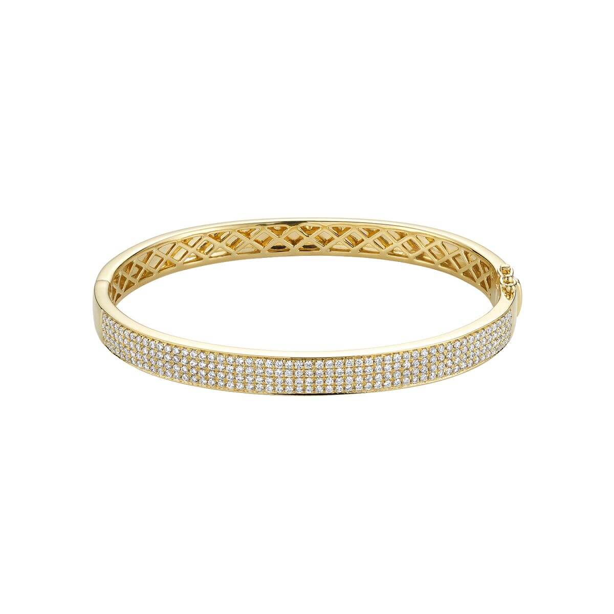 RNB Jewellery Micro Pave Bangle Bracelet 05-04MPV150Y