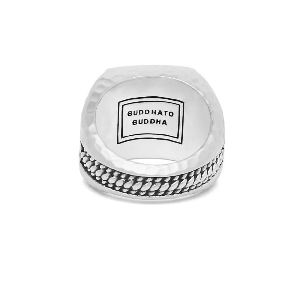 Buddha to Buddha Tangguh Signet Onyx Silver Ring 051 4