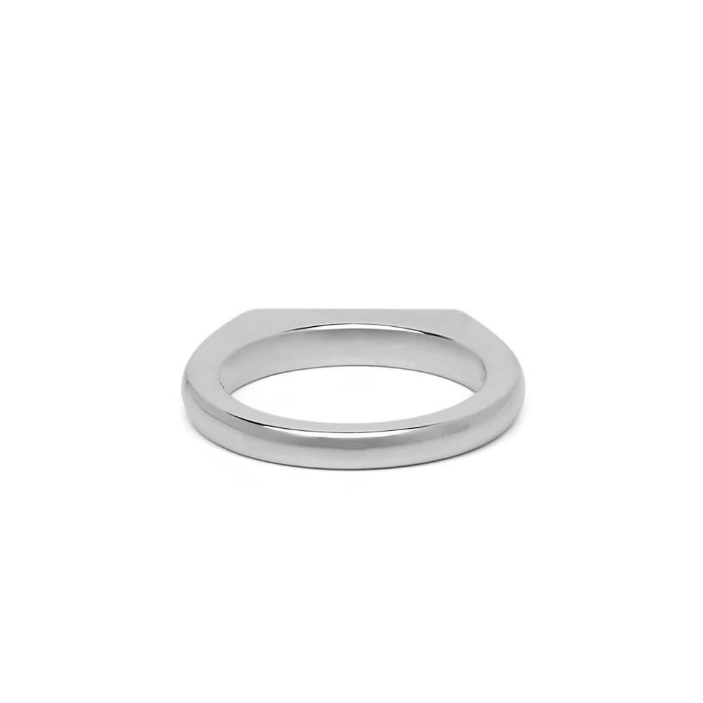Buddha to Buddha Tangguh Signet Logo Silver Ring 055 3
