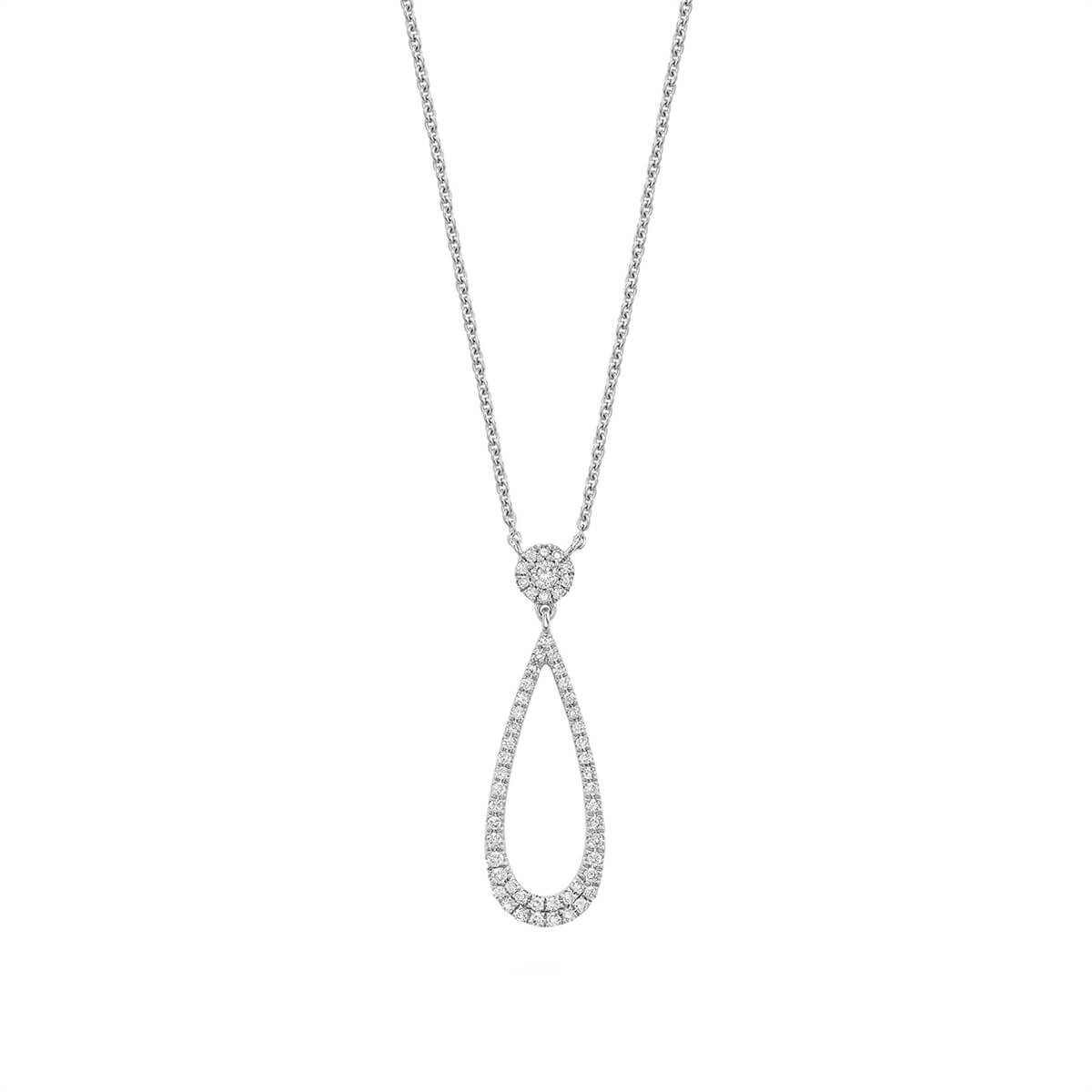 08-04DD25 Drop Diamond Necklace 08-04DD25