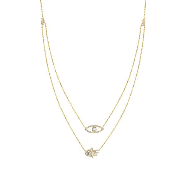 RNB Jewellery Religious Diamond Necklace 08-04RNY