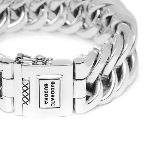 Buddha to Buddha Chain Big Silver Bracelet 080 2