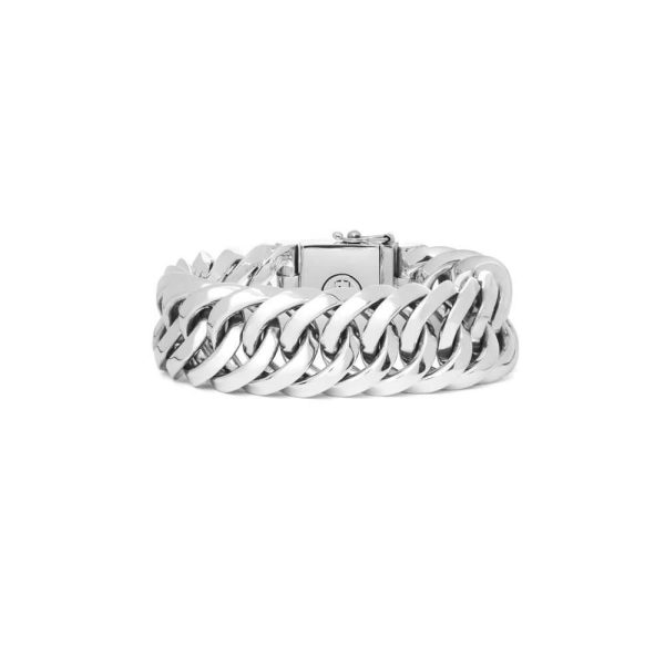 Buddha to Buddha Chain Big Silver Bracelet 080 3