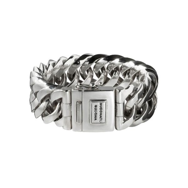 Buddha to Buddha Chain Big Silver Bracelet 080