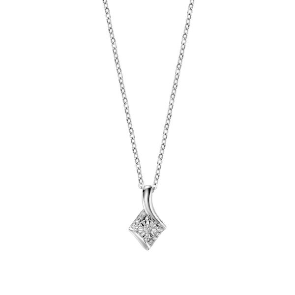 RNB Jewellery Illusion Setting Diamond Pendant 09-0410DI