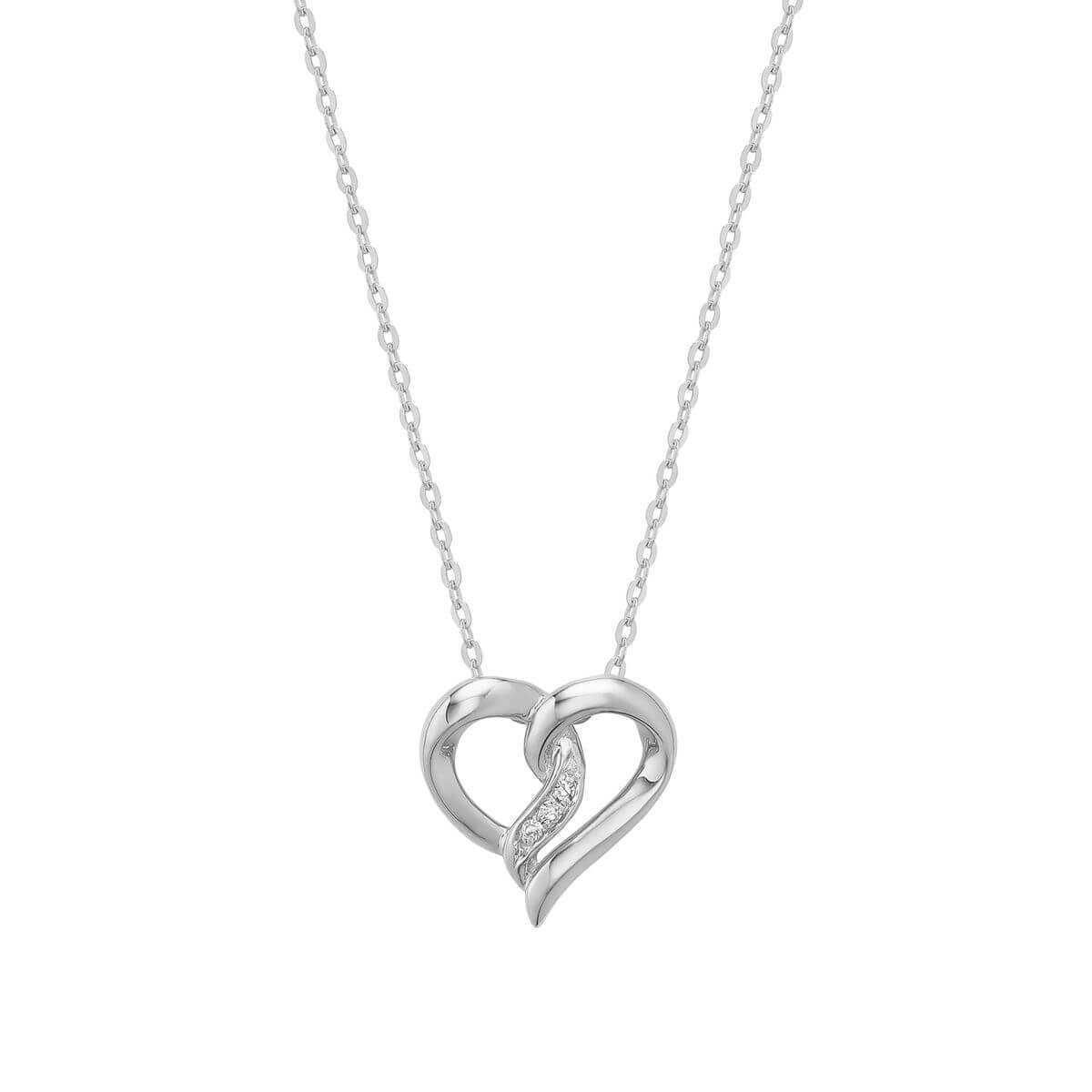 RNB Jewellery Heart Shape Diamond Pendant 09-0410HP