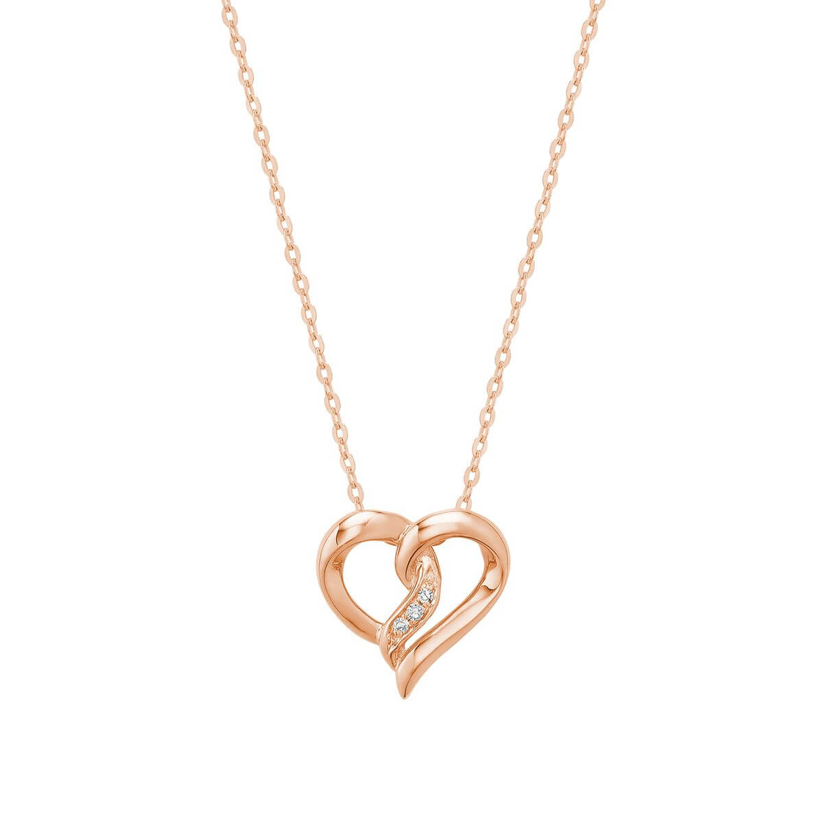 RNB Jewellery Heart Shape Diamond Pendant 09-0410HPR