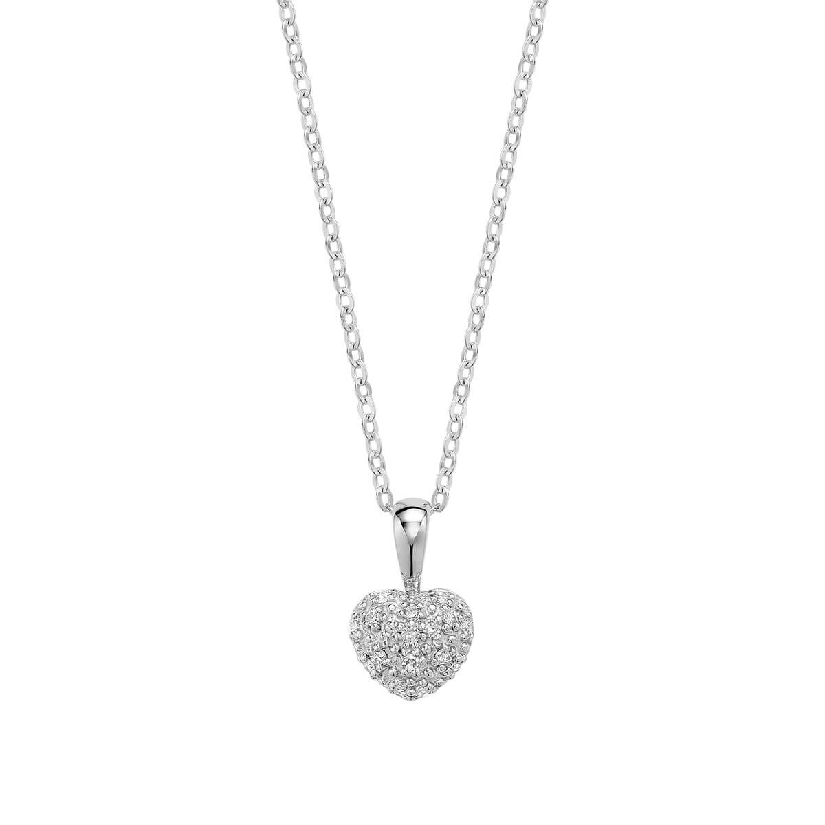 RNB Jewellery Heart Shape Pave Diamond Pendant 09-0410PH