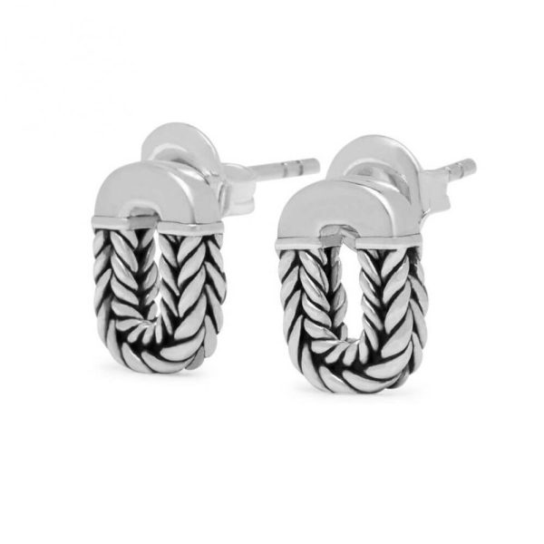 Buddha to Buddha Barbara Link Earstud Silver Earrings 109