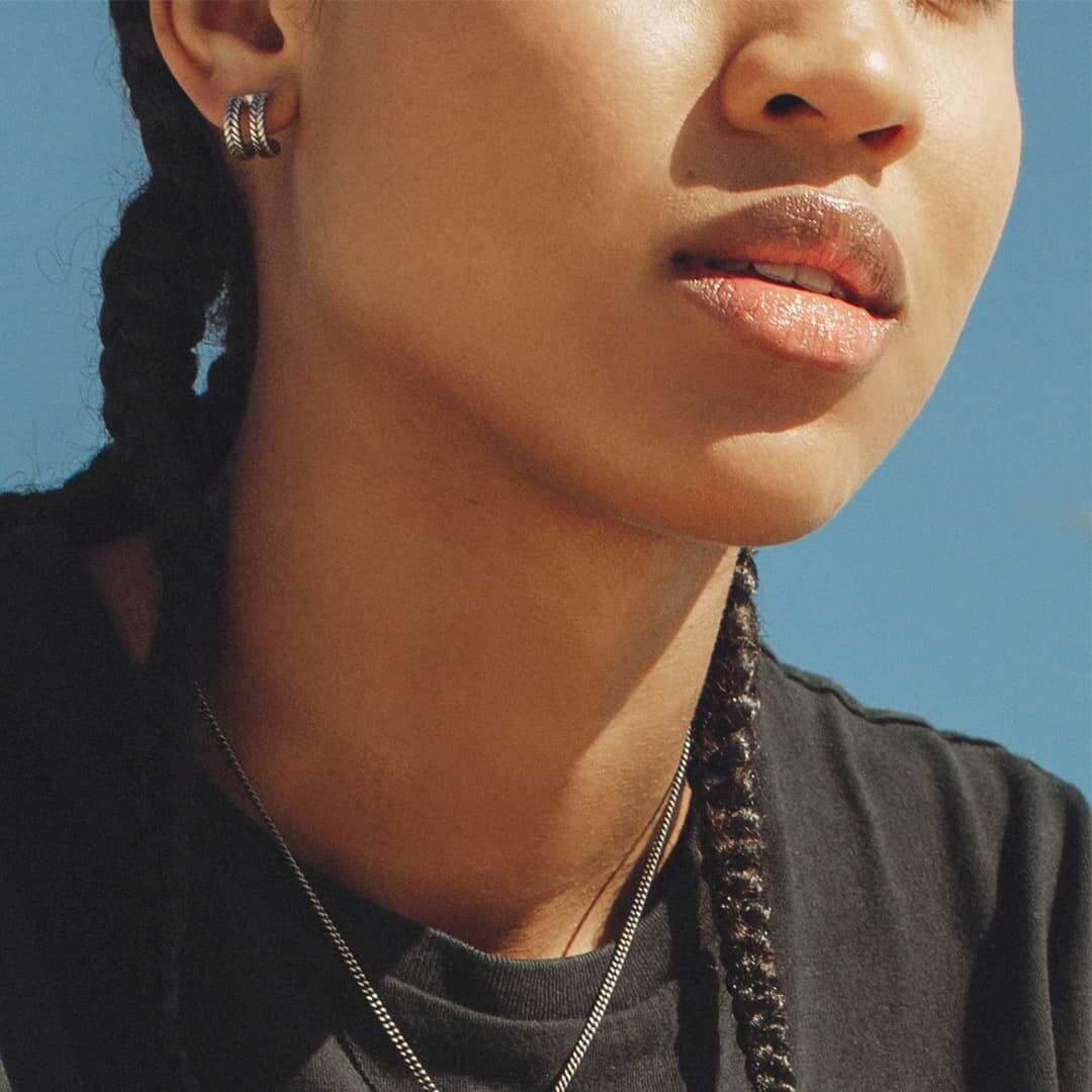 Buddha to Buddha Barbara Link Silver Earrings 114 4