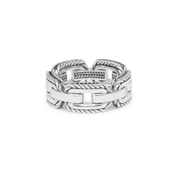 Buddha to Buddha Barbara Link Silver Ring 118 3
