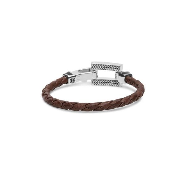 Galang Brown Leather Bracelet 120 BR 3