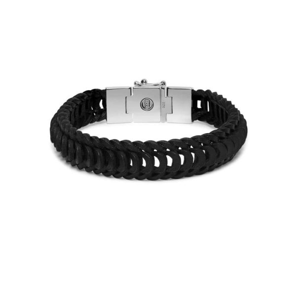 Buddha to Buddha Lars Black Leather Bracelet 122 BL 3