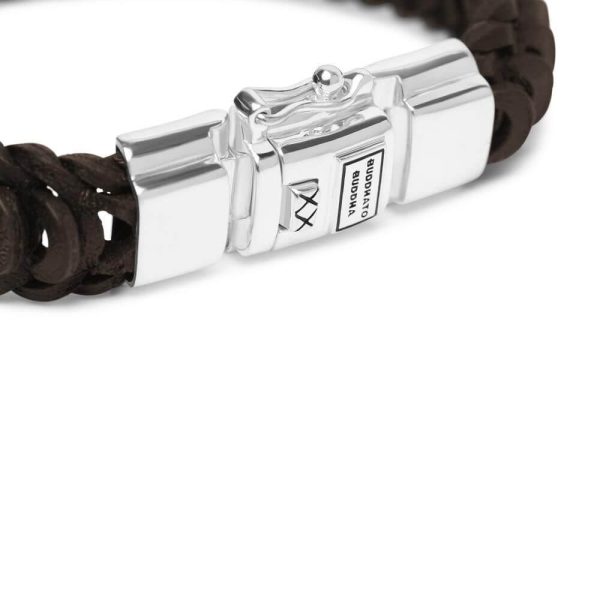 Buddha to Buddha Lars Brown Leather Bracelet 122 BR 2