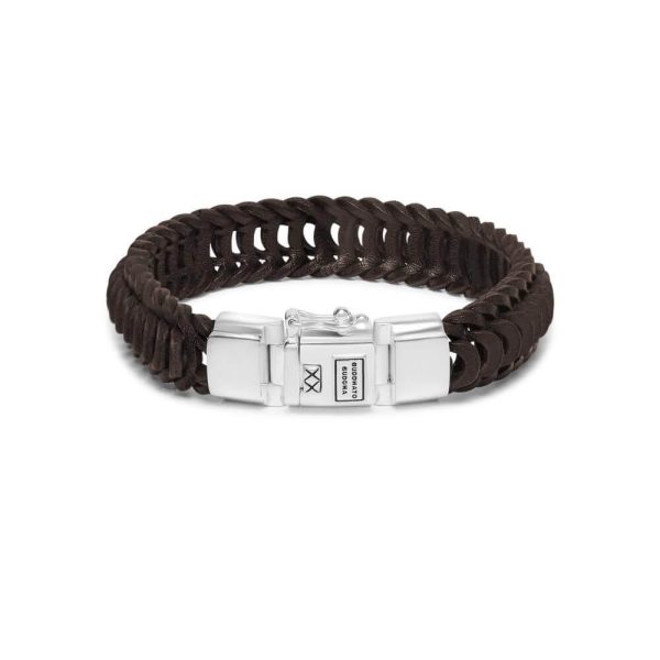 Buddha to Buddha Lars Brown Leather Bracelet 122 BR