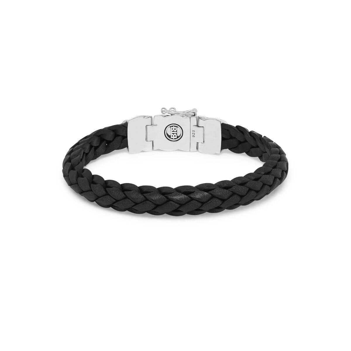 Buddha to Buddha Mangky Small Black Leather Bracelet 126 BL 3