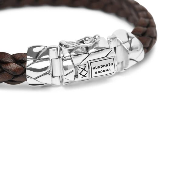 Buddha to Buddha Mangky Small Brown Leather Bracelet 126 BR 2