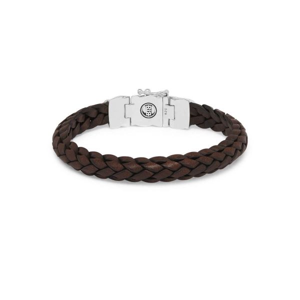 Buddha to Buddha Mangky Small Brown Leather Bracelet 126 BR 3