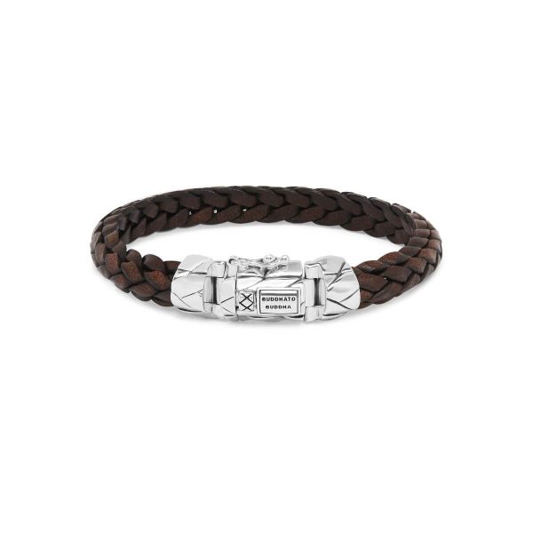 Buddha to Buddha Mangky Small Brown Leather Bracelet 126 BR