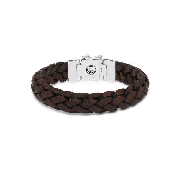 Buddha to Buddha Mangky Brown Leather Bracelet 127 BR 3