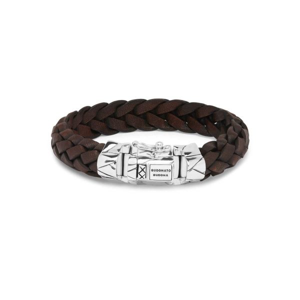 Buddha to Buddha Mangky Brown Leather Bracelet 127 BR