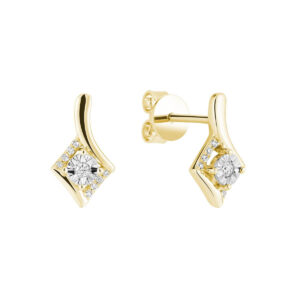 RNB Jewellery Illusion Setting Diamond Stud Earrings 13-0410DIY
