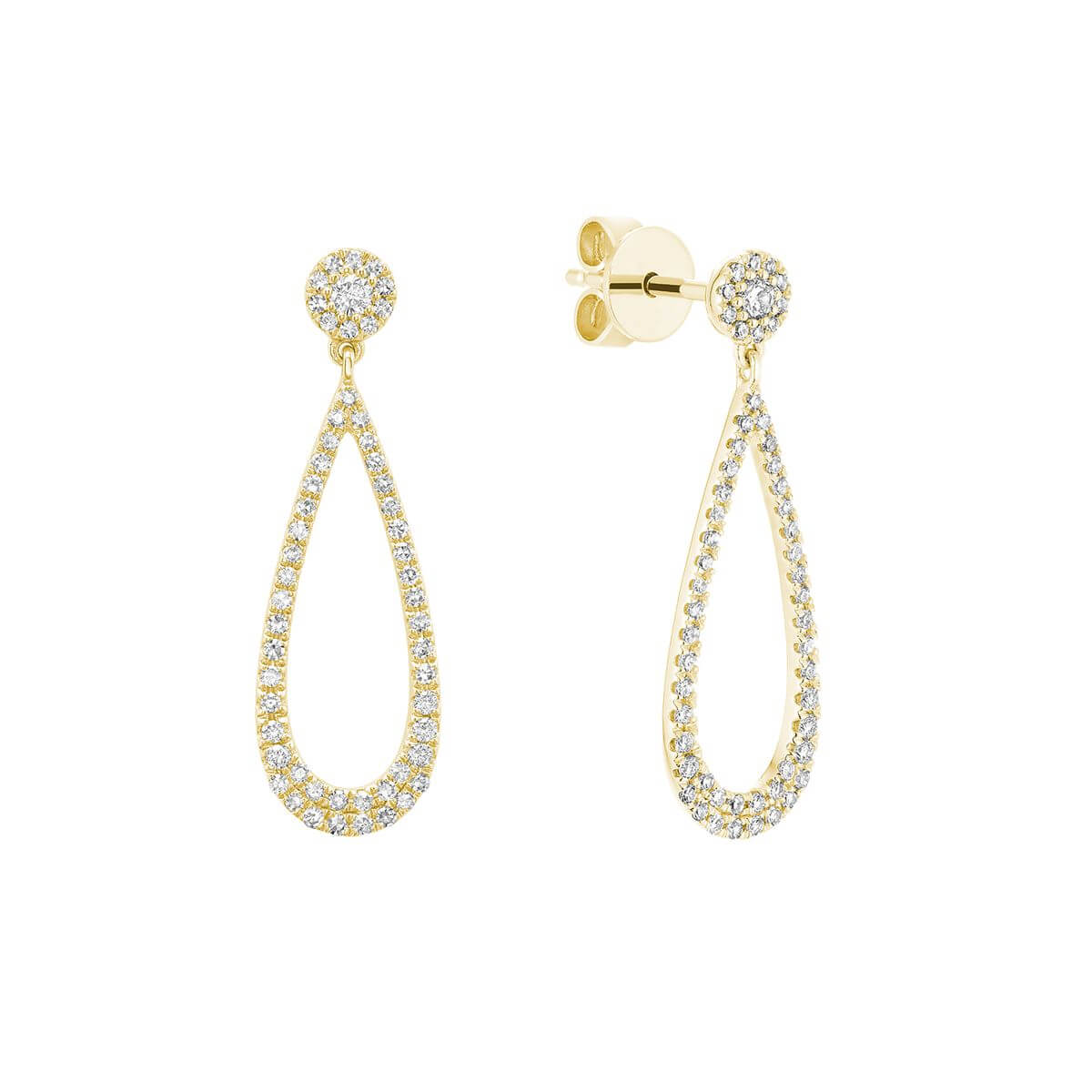 RNB Jewellery Drop Dangle Diamond Stud Earrings 13-04DD50Y
