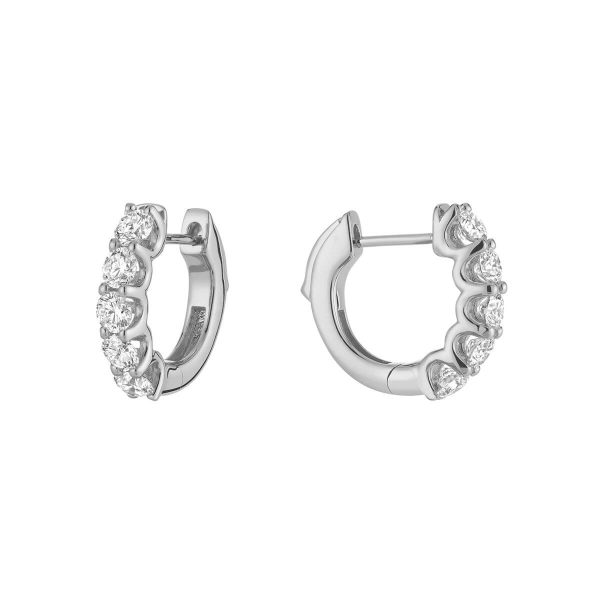 RNB Jewellery Diamond Huggie Earrings 13-04UP100
