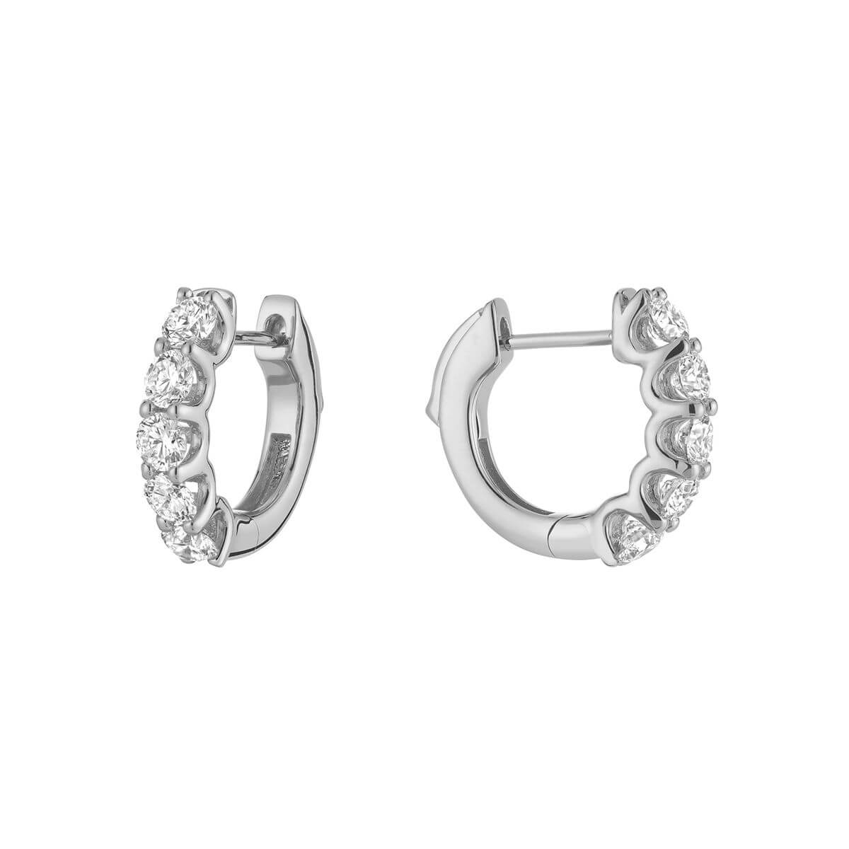 RNB Jewellery Diamond Huggie Earrings 13-04UP100