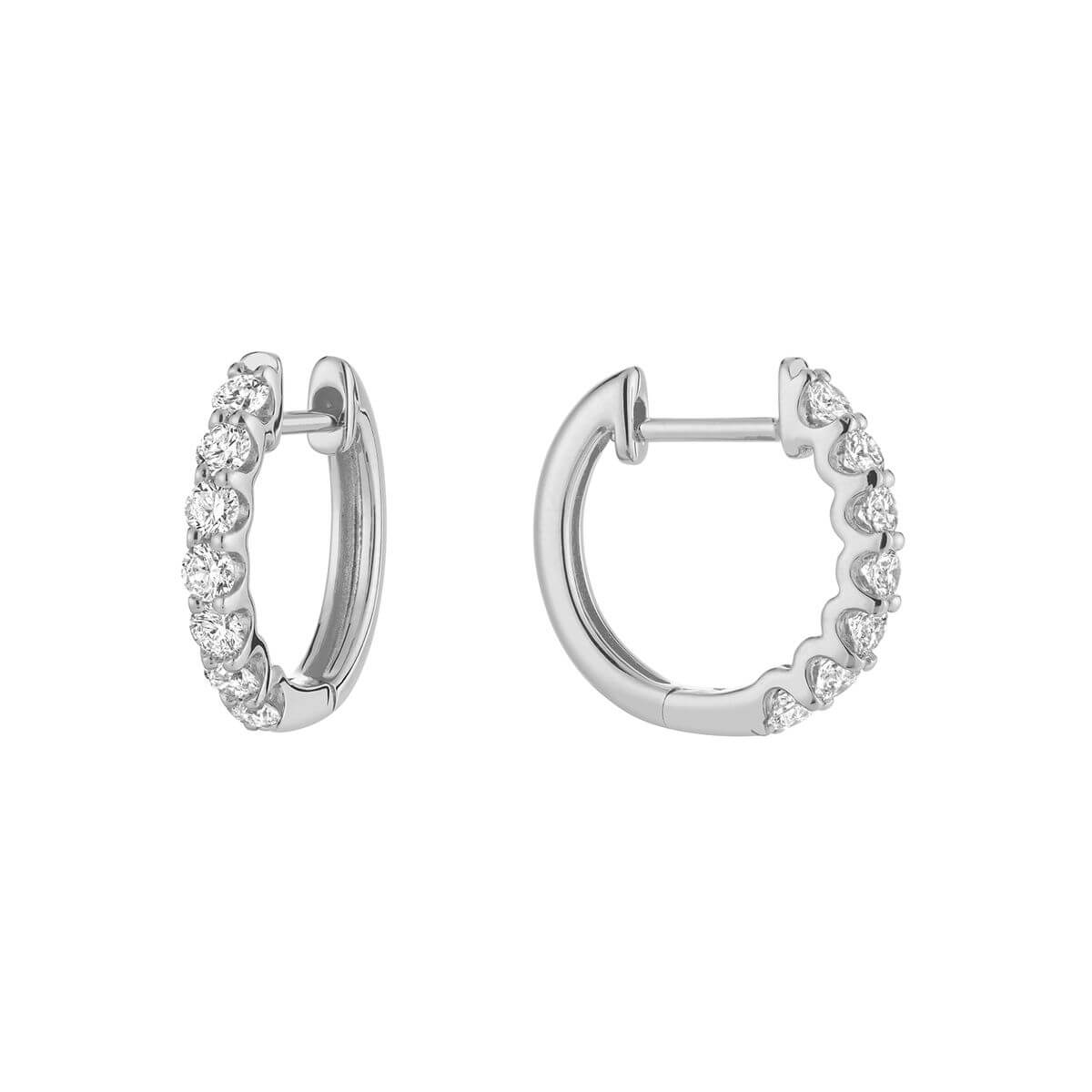 RNB Jewellery Diamond Huggie Earrings 13-04UP50