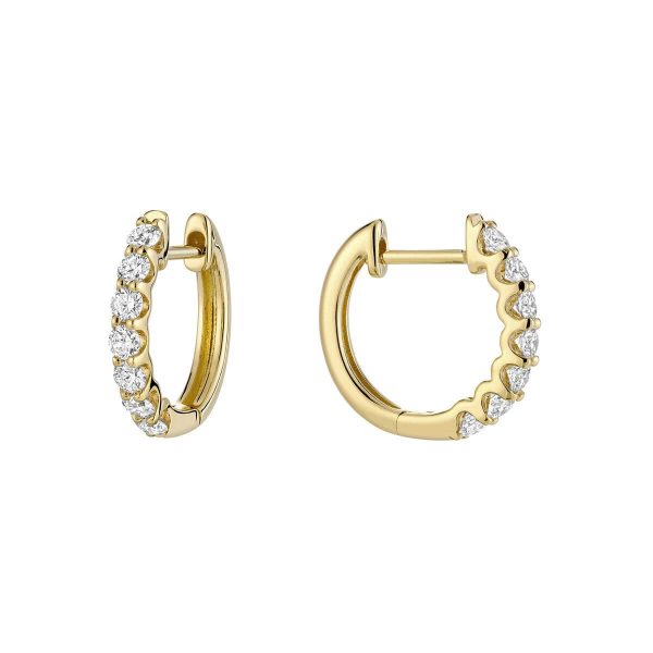 RNB Jewellery Diamond Huggie Earrings 13-04UP50Y
