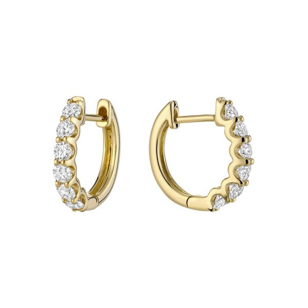 RNB Jewellery Diamond Huggie Earrings 13-04UP75Y
