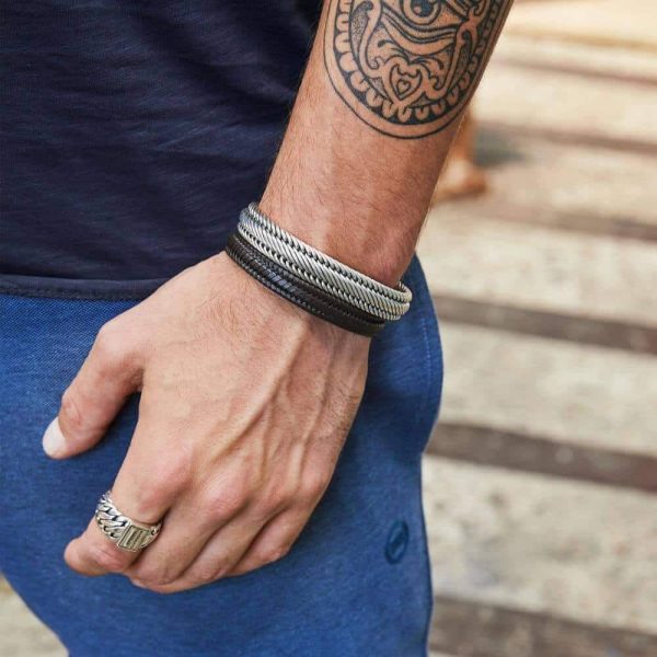 Buddha to Buddha Edwin Small Silver Bracelet 151 4