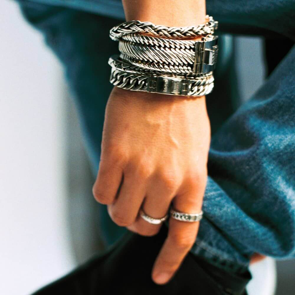 Buddha to Buddha Edwin Silver Bracelet 155 4