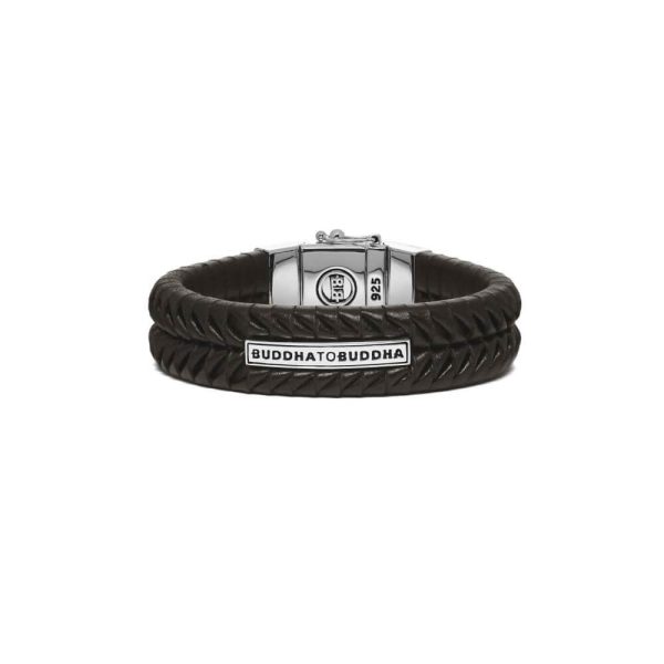 Buddha to Buddha Komang Brown Leather Bracelet 161 BR 3
