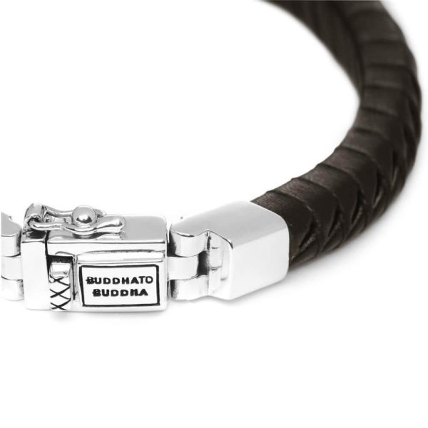 Buddha to Buddha Komang Small Brown Leather Bracelet 162 BR 2