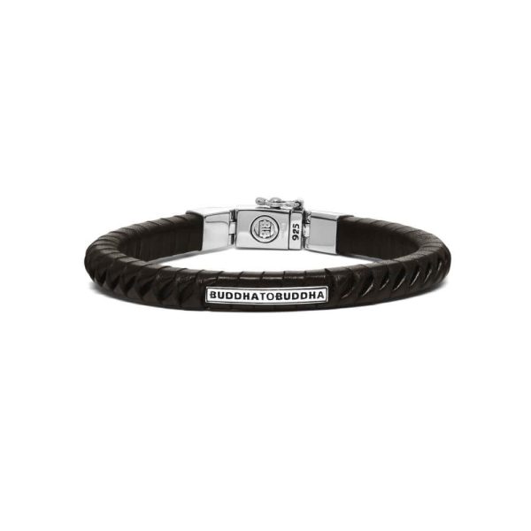 Buddha to Buddha Komang Small Brown Leather Bracelet 162 BR 3
