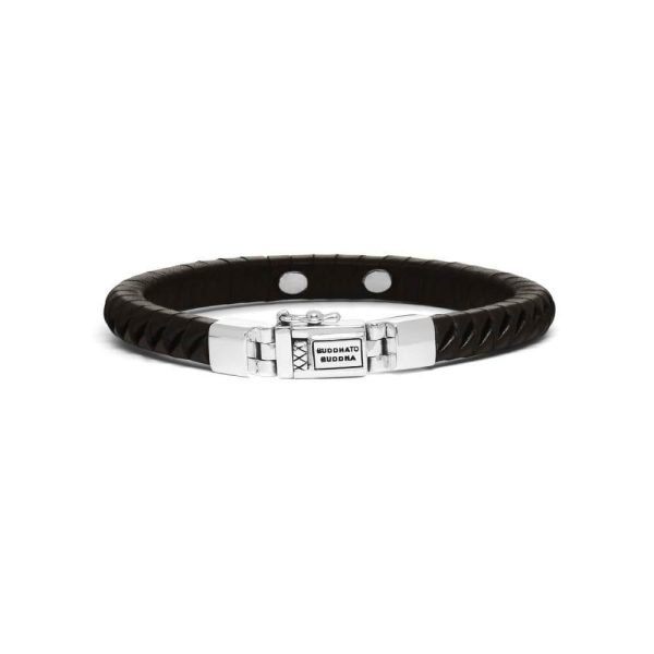 Buddha to Buddha Komang Small Brown Leather Bracelet 162 BR