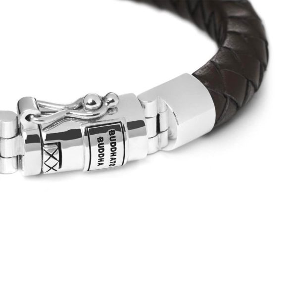 Buddha to Buddha Ben Small Brown Leather Bracelet 180 BR 2