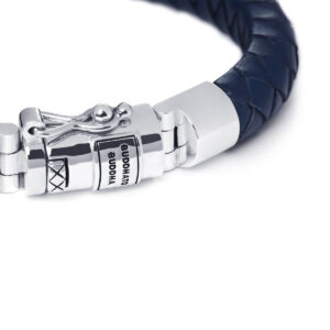 Buddha to Buddha Ben Small Blue Leather Bracelet 180 BU 2