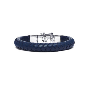 Buddha to Buddha Ben Small Blue Leather Bracelet 180 BU 3