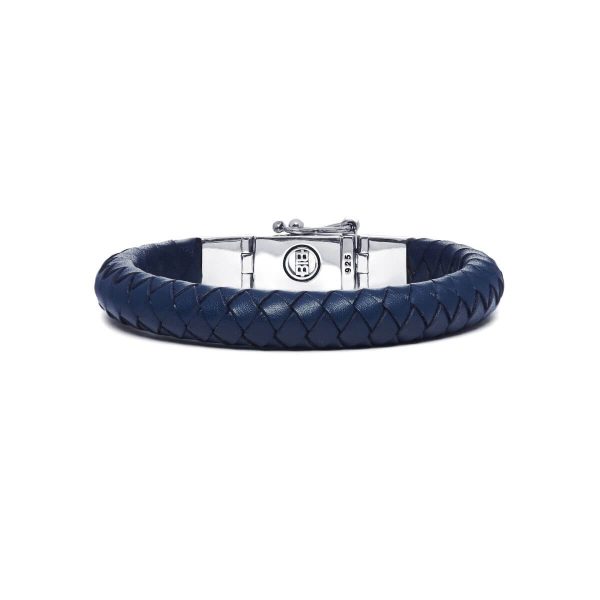 Buddha to Buddha Ben Small Blue Leather Bracelet 180 BU 3