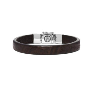 Buddha to Buddha Essential Smooth Brown Leather Bracelet 186 BR 3
