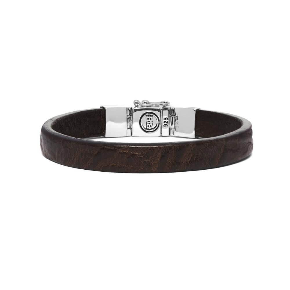 Buddha to Buddha Essential Smooth Brown Leather Bracelet 186 BR 3