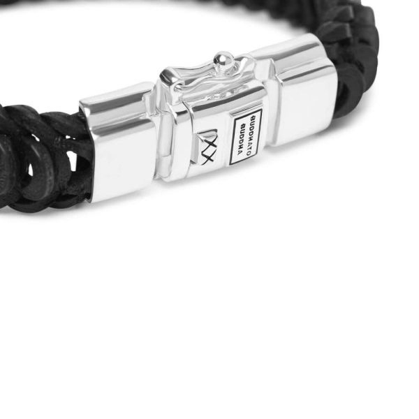 Buddha to Buddha Lars Black Leather Bracelet 187 BL 2